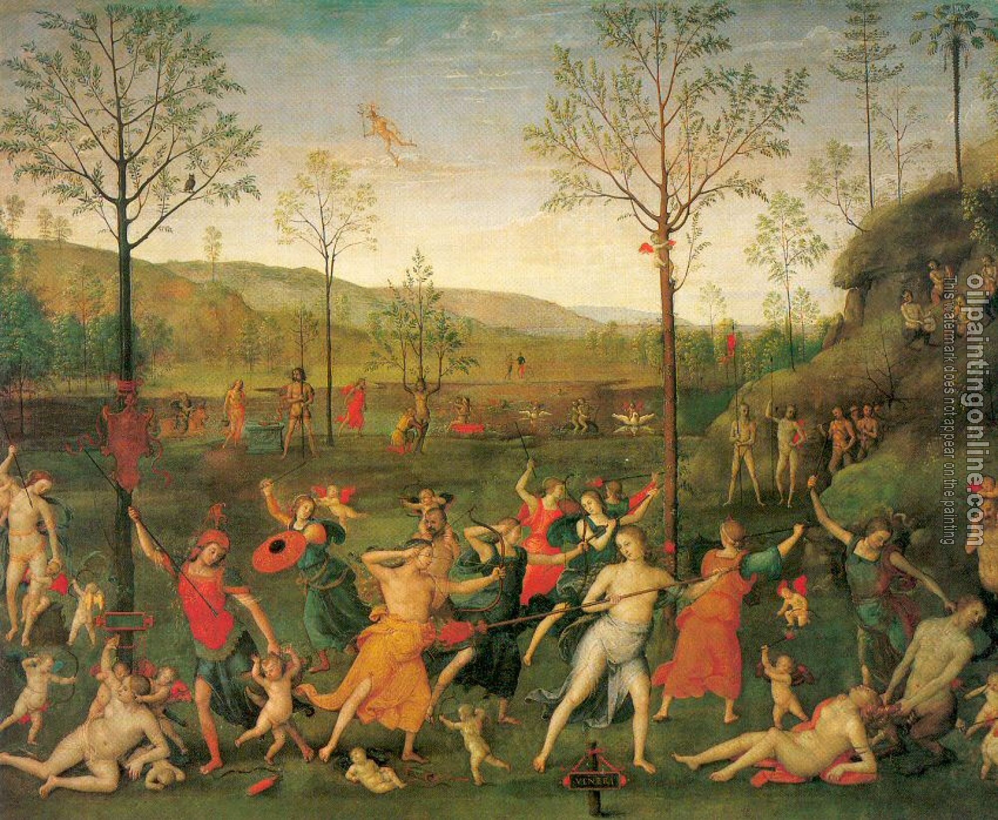 Perugino, Pietro - The Combat of Love and Chastity